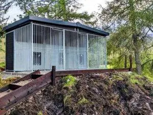 13 X 8 ft Four Bay Eco Thermal Plastic Dog Kennel