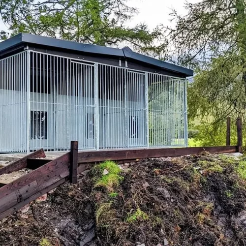 13 X 8 ft Four Bay Eco Thermal Plastic Dog Kennel