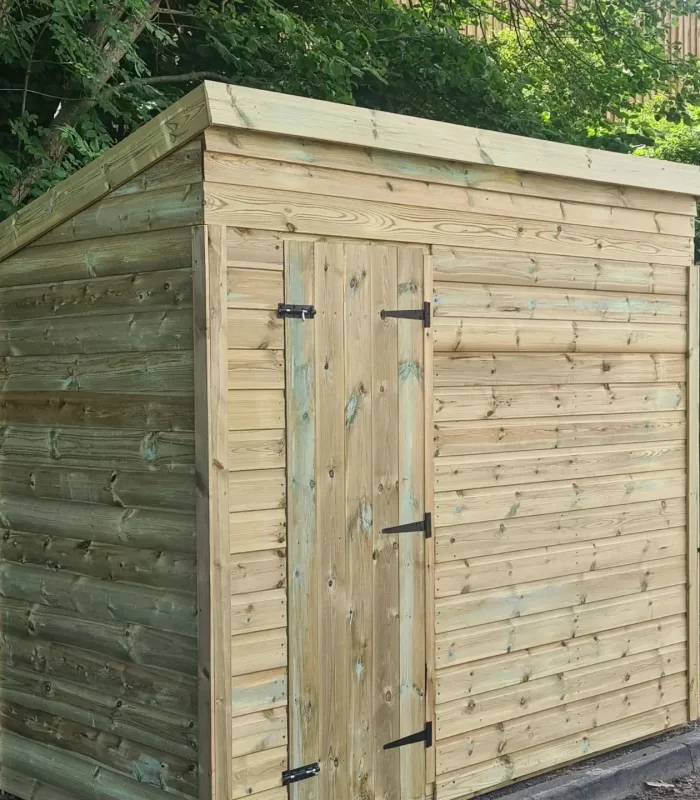 8 x 7 ft Shed with Pent Roof