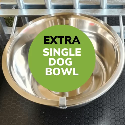 single dog bowl